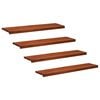 vidaXL Marches d'escalier 4 pi&egrave;ces 120 x 30 x 2 cm Marron