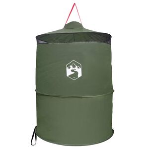 vidaXL Tente de toilettes pop-up avec corde suspendue 97 x 126 cm Vert