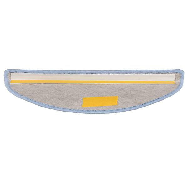 vidaXL Tapis d'escalier autocollants 30 pcs 56x17x3 cm bleu