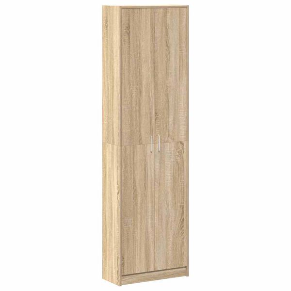 vidaXL Armoire Ch&ecirc;ne Sonoma 55 x 25 x 189 cm Bois d'ing&eacute;nierie