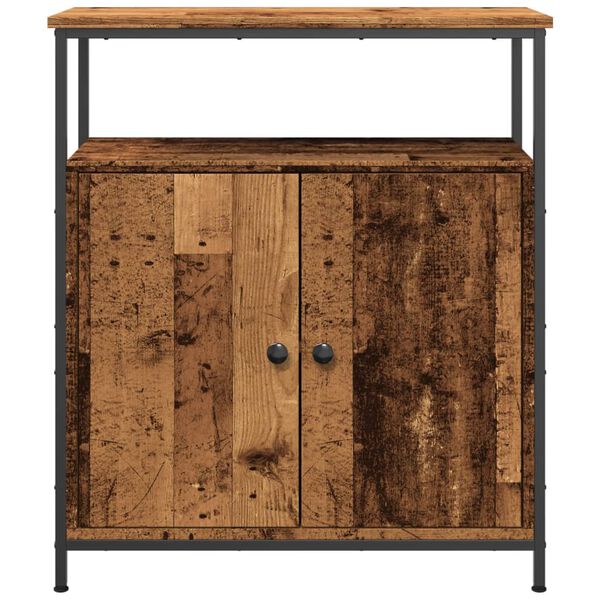 vidaXL Buffet vieux bois 70x30x80 cm bois d'ingénierie