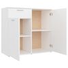 vidaXL Buffet blanc 80x36x75 cm bois d'ing&eacute;nierie