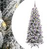 vidaXL Sapin de No&euml;l artificiel Blanc 180 cm