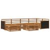vidaXL Ensemble de canap&eacute;s d'ext&eacute;rieur 7 pcs Naturel