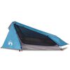 vidaXL Tente de camping tunnel 1 personne bleu imperméable