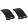 vidaXL Panneaux de chauffage solaire de piscine courb&eacute;s 2 pcs 110x65cm