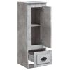 vidaXL Buffet haut gris b&eacute;ton 36x35,5x103,5 cm bois d'ing&eacute;nierie
