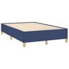 vidaXL Cadre de lit sans matelas bleu 120x200 cm tissu