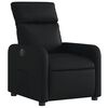 vidaXL Fauteuil inclinable &eacute;lectrique Noir Similicuir