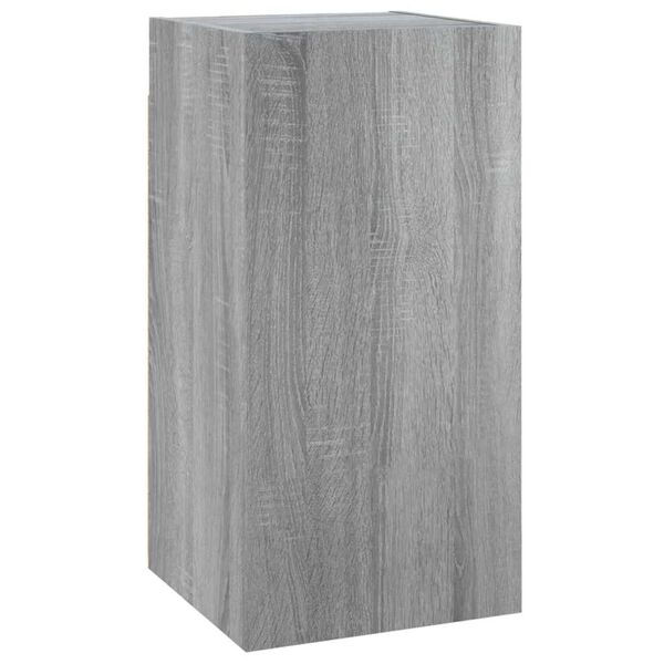 vidaXL Meubles TV Sonoma gris 30,5x30x60 cm Bois d'ing&eacute;nierie