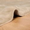 vidaXL Tapis en fausse Tafalla Beige 140 x 200 cm Polyester