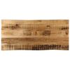 vidaXL Dessus de table bord vivant 80x40x3,8 cm bois de manguier brut