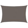 vidaXL Parasol en PEHD rectangulaire 4 x 6 m Anthracite