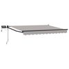 vidaXL Store r&eacute;tractable manuel avec LEDs 3 x 2,5 m