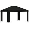 vidaXL Pavillon 4 &times; 3 m Noir Polyester et Acier 190