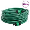 vidaXL Tuyau de piscine vert 100 m PVC