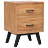 vidaXL Table de chevet 40 x 35 x 55 cm Teck solide