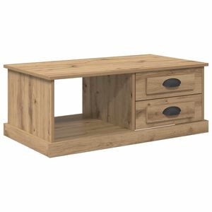 vidaXL Table basse Ch&ecirc;ne artisanal 90 x 50 x 35 cm Bois d'ing&eacute;nierie