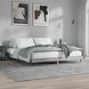 vidaXL Cadre de lit sans matelas sonoma gris 160x200cm bois ing&eacute;nierie