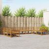 vidaXL Ensemble de canap&eacute;s d'ext&eacute;rieur 9 pcs Naturel