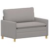 vidaXL Canap&eacute; Gris clair 126 x 81 x 87,5 cm Tissu