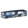 vidaXL Coussins de canap&eacute; palette lot de 2 Bleu Patchwork en denim