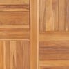 vidaXL Dessus de table Bois de teck solide Rond 2,5 cm 90 cm
