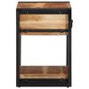 vidaXL Cabinet de chevet Marron 40 x 35 x 50 cm Bois d'acacia massif