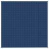 vidaXL Couverture lestée Bleu 200x200 cm 13 kg Tissu