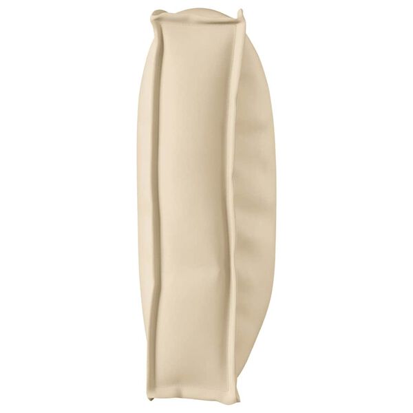 vidaXL Coussin Beige 120 x 60 x 12 cm Tissu Oxford