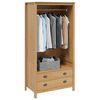 vidaXL Armoire Marron miel 84 x 50 x 170 cm Bois de Pin Massif