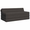 vidaXL Canap&eacute;-lit pliable Gris fonc&eacute; 120 x 60 x 49 cm Tissu