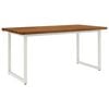 vidaXL Table &agrave; manger carr&eacute;e 160 x 70 x 75 cm Bois d'Acacia Massif