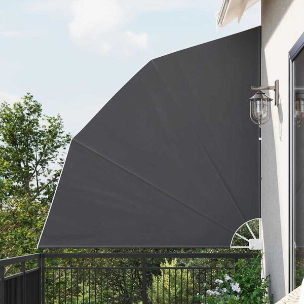 vidaXL &Eacute;cran de confidentialit&eacute; pour balcon Noir 210 x 210 cm
