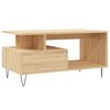 vidaXL Table basse Ch&ecirc;ne sonoma 90x49x45 cm Bois d'ing&eacute;nierie