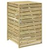 vidaXL Abri pour poubelles roulantes pour 1 bac 240 L