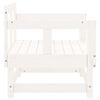 vidaXL Chaises de jardin lot de 2 blanc bois massif de pin