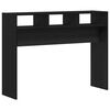 vidaXL Table console Ch&ecirc;ne noir 105 x 30 x 80 cm Bois d'ing&eacute;nierie