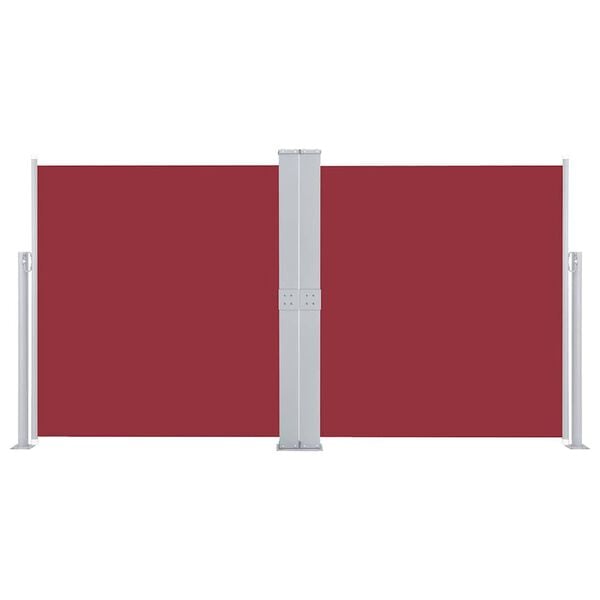 vidaXL Auvent lat&eacute;ral r&eacute;tractable Rouge 160 x 600 cm