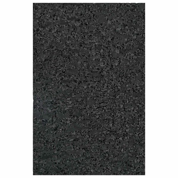vidaXL Tapis en Caoutchouc Noir Caoutchouc