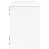 vidaXL &Eacute;tag&egrave;res murales cube 4 pcs Blanc 60x15x23 cm Bois d&rsquo;ing&eacute;nierie