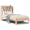 vidaXL Lit biblioth&egrave;que sans matelas 100x200 cm bois massif de pin