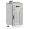 vidaXL Armoire de cuisine Lucca sonoma gris bois ing&eacute;nierie