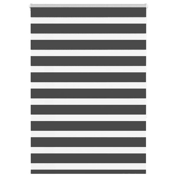 vidaXL Store z&egrave;bre noir 105x150 cm largeur du tissu 100,9 cm polyester