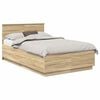 vidaXL Cadre de lit Ch&ecirc;ne Sonoma 120 x 190 cm Bois d'ing&eacute;nierie