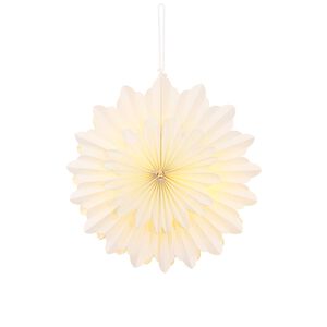vidaXL &Eacute;clairage de No&euml;l RAAHE 10 LED Blanc chaud 45 x 17 x 45 cm