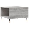 vidaXL Table basse sonoma gris 55x55x36,5 cm bois d'ingénierie