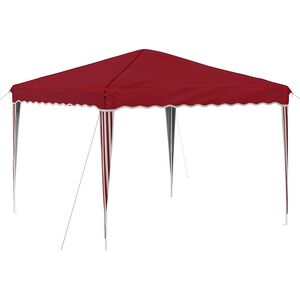 vidaXL Tente de f&ecirc;te pop-up Bordeaux 288 x 288 x 245 cm Tissu Oxford