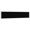 vidaXL Auvent lat&eacute;ral r&eacute;tractable de patio 100x514 cm Noir