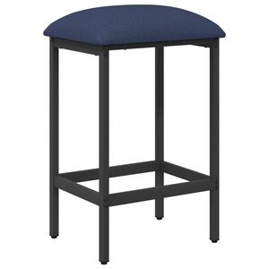 vidaXL Tabouret de bar Bleu 40 x 32 x 74 cm Bois d'ing&eacute;nierie